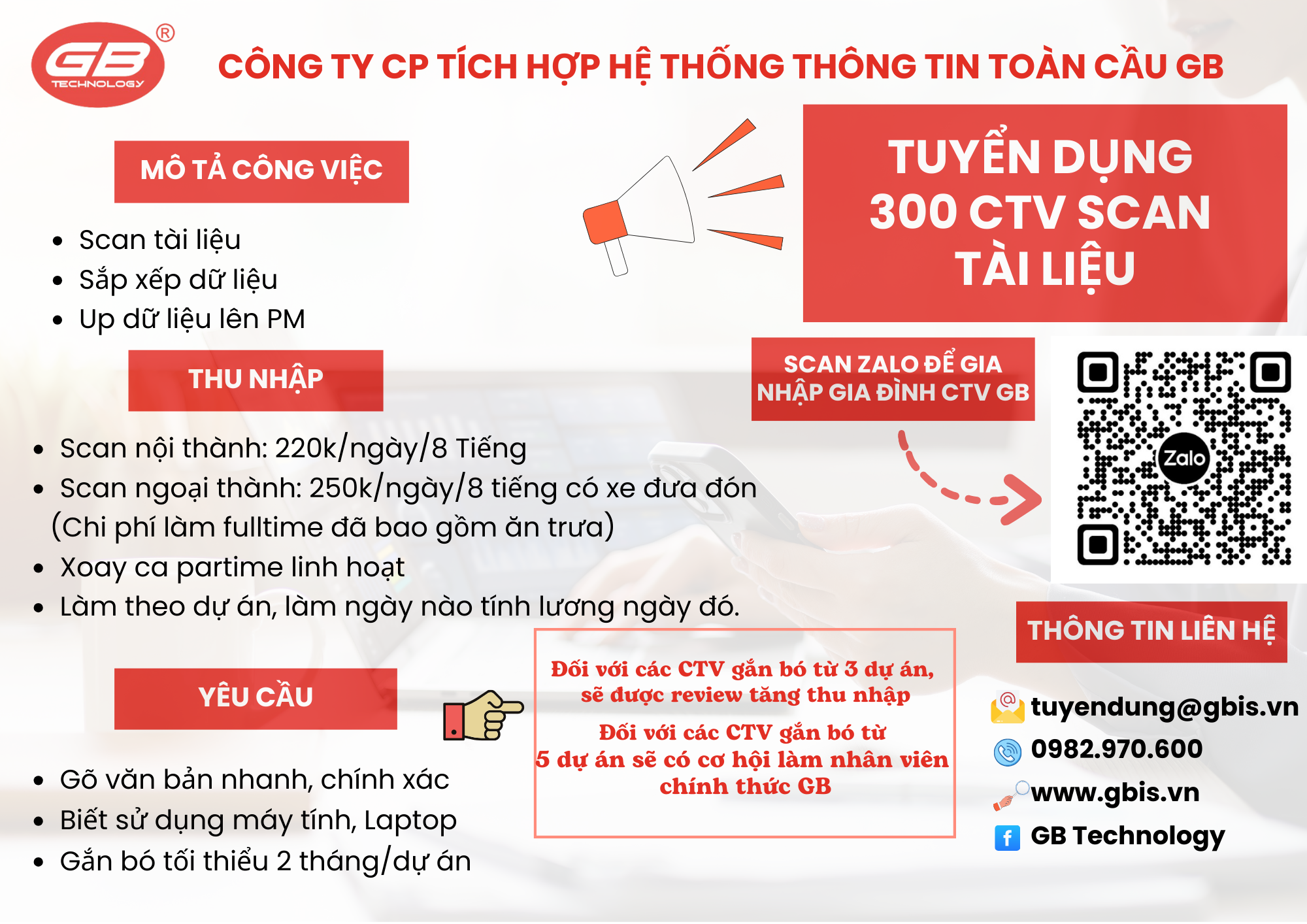 TUYỂN DỤNG 300 CTV SỐ HÓA